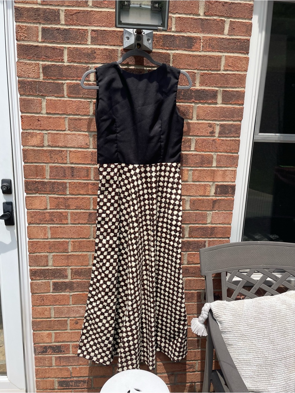 Vintage 70’s Handmade Batik Sleeveless Patterned Maxi Dress